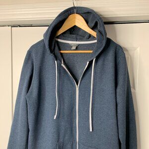 Eddie Bauer Men’s Blue Full-Zip Hoodie – XXL